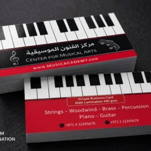 Matt Lamination Business Cards – 400 GSM