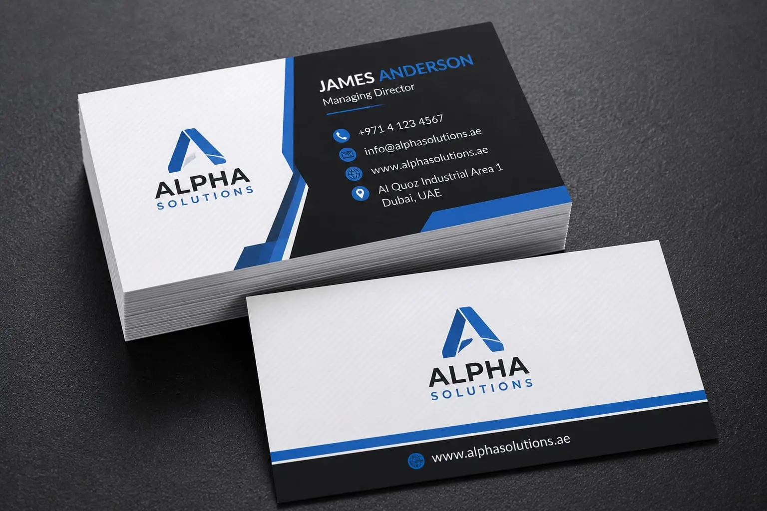 Matt Lamination Business Cards – 400 GSM - Image 2