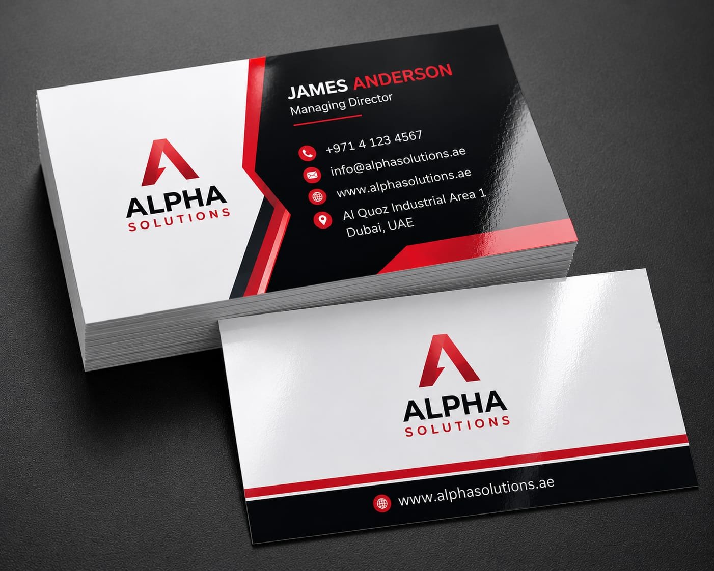 Glossy Lamination Business Cards - 400 GSM - Image 2