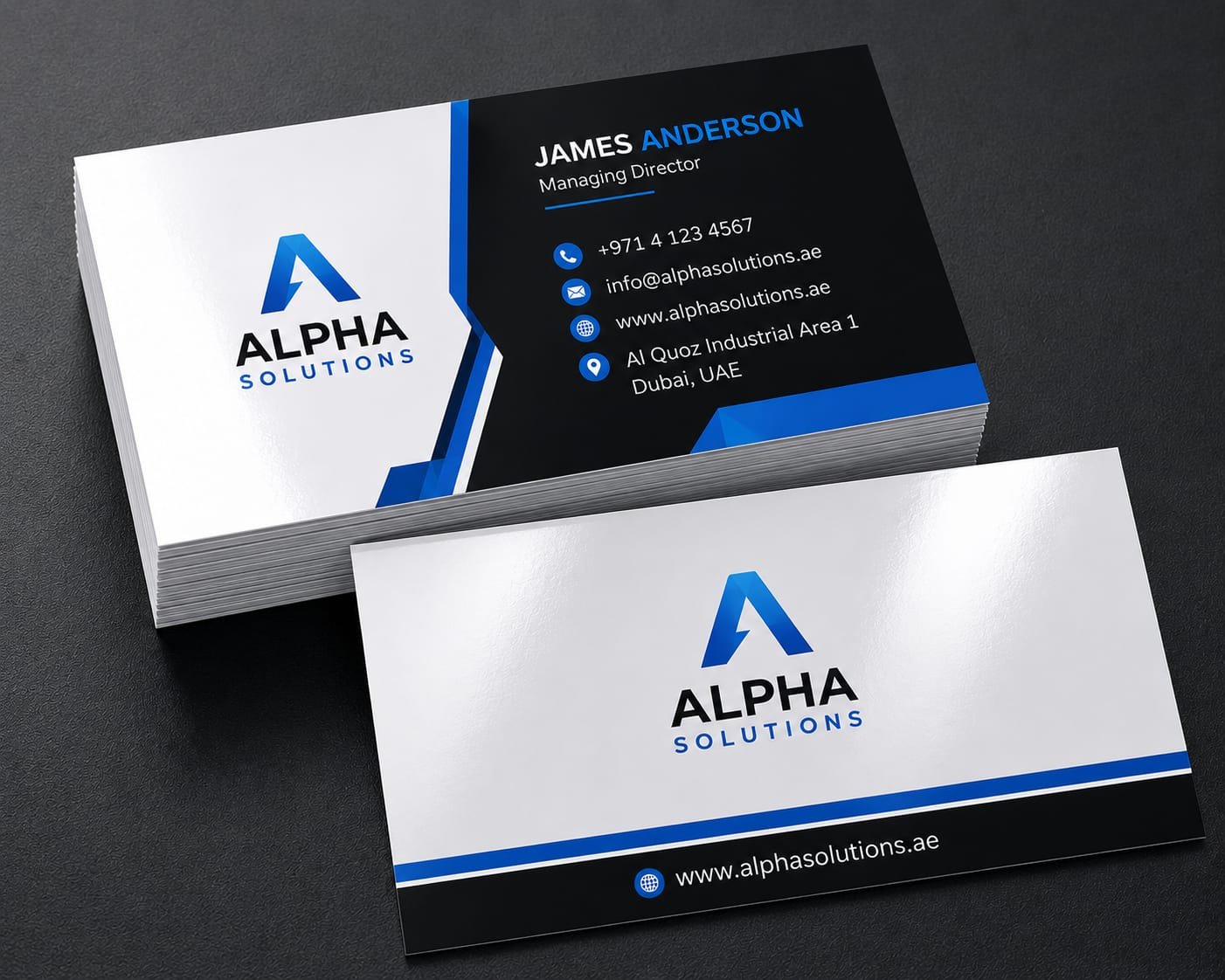 Glossy Lamination Business Cards - 400 GSM