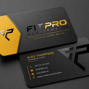 Rounded corner spot UV Business Cards