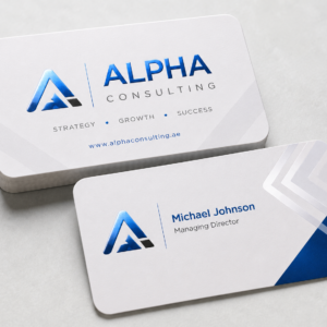 Luxury Velvet Lamination Business Cards Dubai