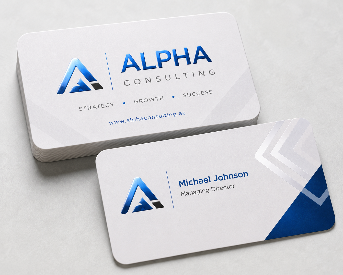 Luxury Velvet Lamination Business Cards Dubai