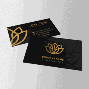 Premium Gold Foil Business Cards on 400 GSM Art Card