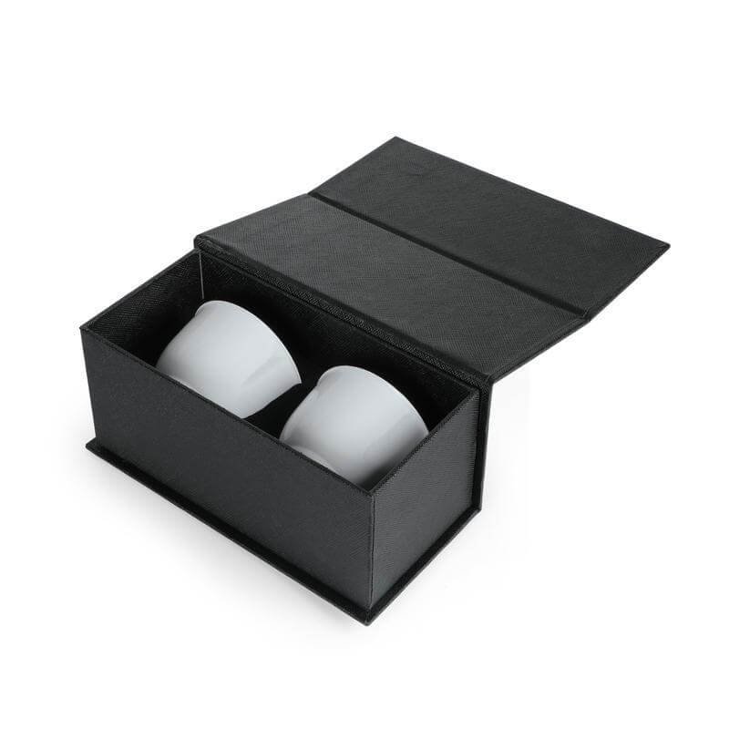 KHAWA Hans Larsen Gift Set of 2 Premium Arabian Coffee Cups White