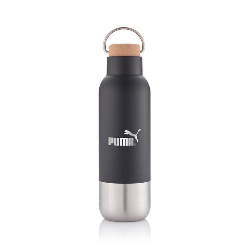 AVERSA - Hans Larsen RCS Recycled Stainless Steel Insulated Water Bottle - Black - Image 3