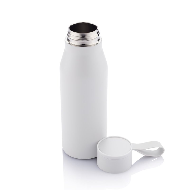 R-NEBRA - CHANGE Collection Recycled Stainless Steel Vacuum Bottle - White - Image 2