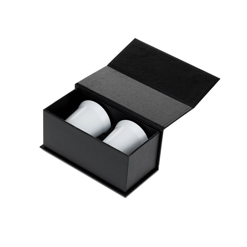 GAHWA Hans Larsen Gift Set of 2 Premium Arabic Coffee Cups White