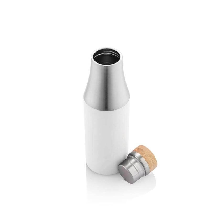 R-BREDA - CHANGE Collection Recycled Insulated Water Bottle - White - Image 3