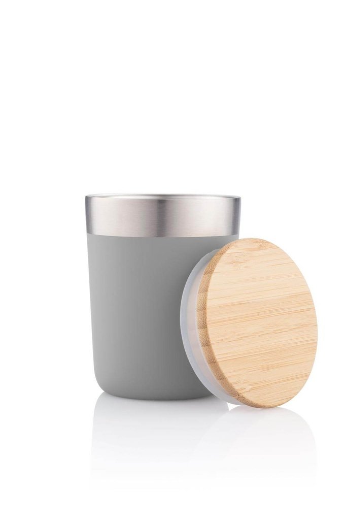 R-LAREN - CHANGE Collection Recycled Insulated Mug - Grey - Image 3