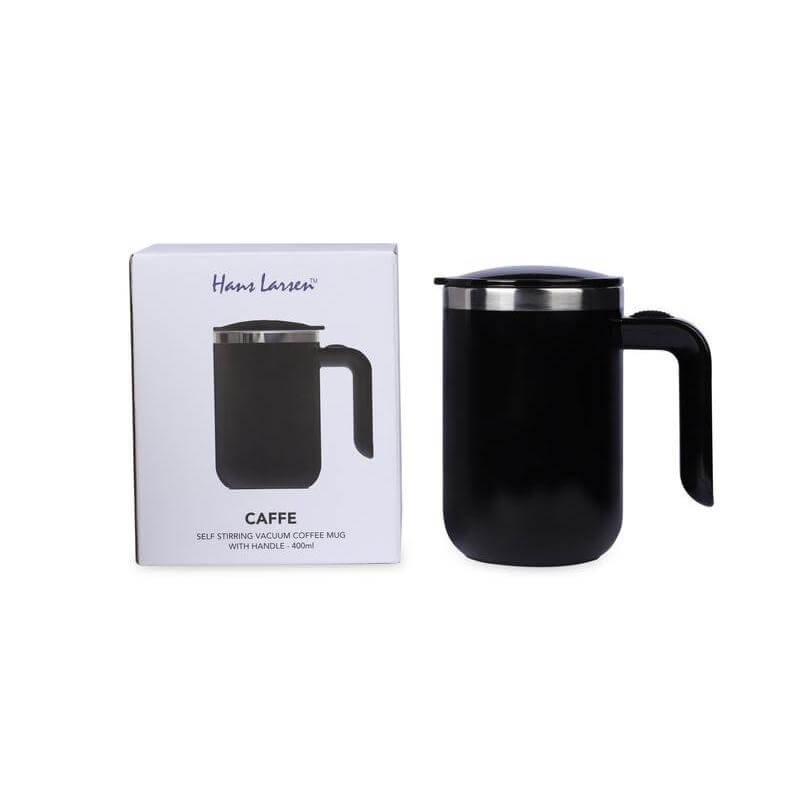 CAFFE - Hans Larsen Auto-Stirring Coffee Mug - Black - Image 2