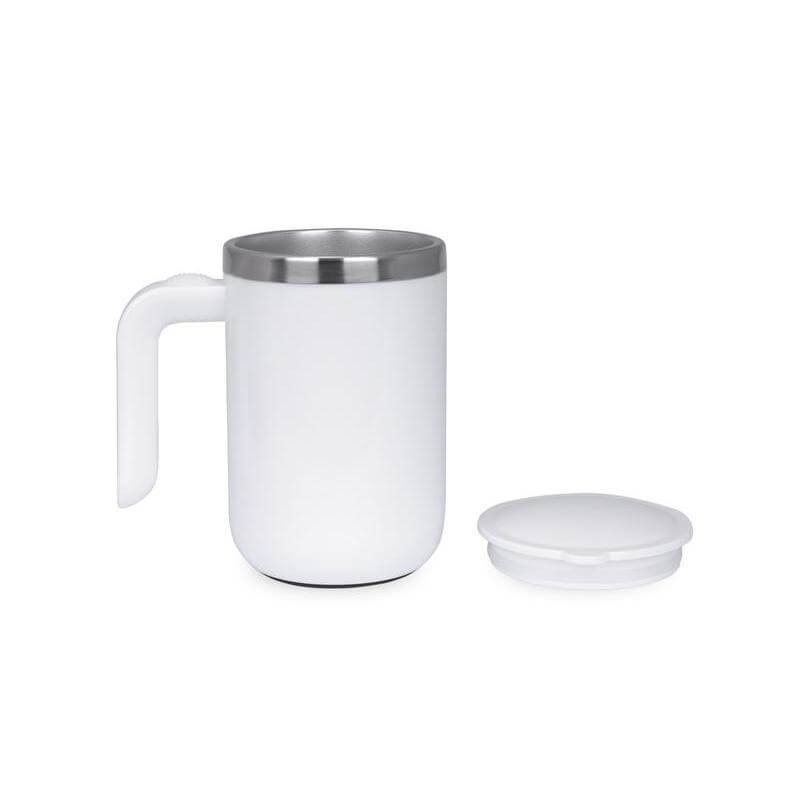 CAFFE - Hans Larsen Auto-Stirring Coffee Mug - White - Image 2