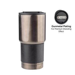BOLIN Hans Larsen Insulated Tumbler with Grip Sleeve 530ml Black