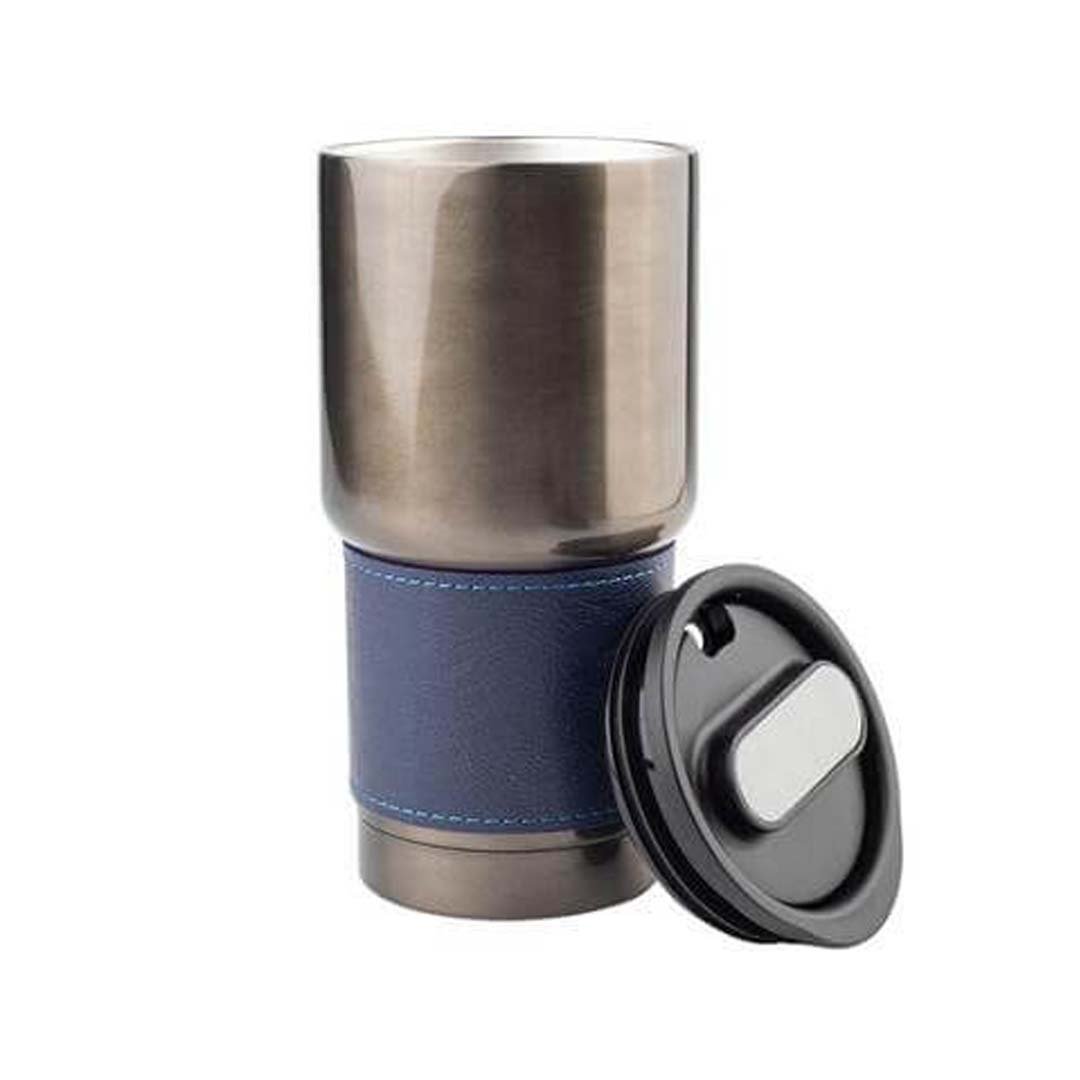 BOLIN - Hans Larsen Insulated Tumbler with Grip Sleeve 530ml - Blue - Image 3