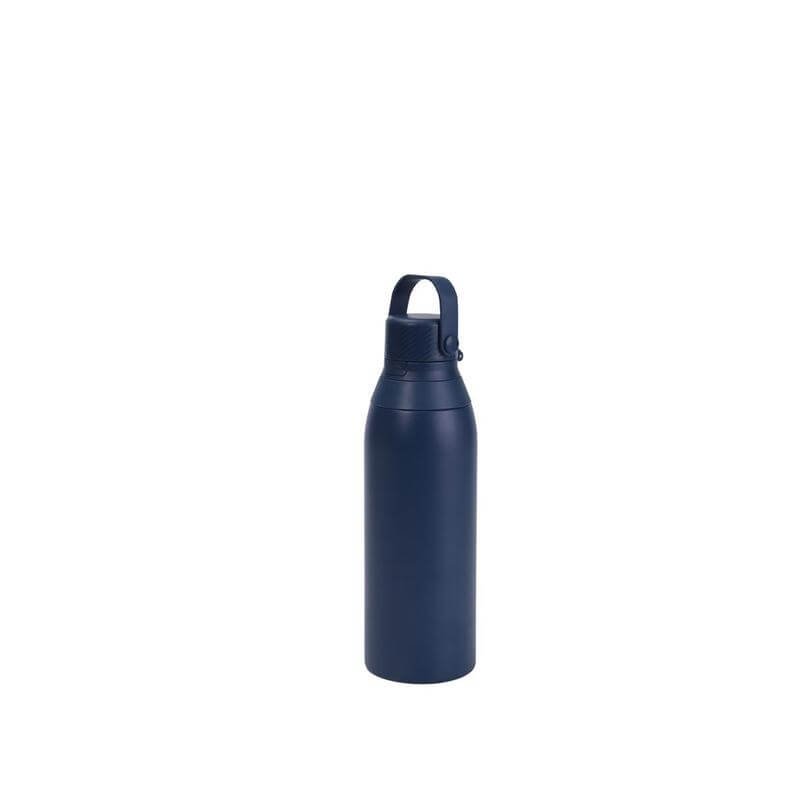 EVORA - Hans Larsen Double Wall Stainless Steel Vacuum Bottle - 750ml - Navy - Image 5