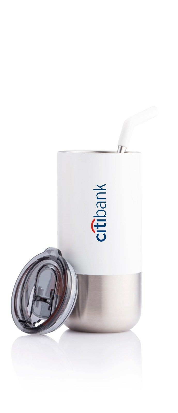 BORCULO - CHANGE Collection Insulated Tumbler with Reusable Straw - White - Image 6