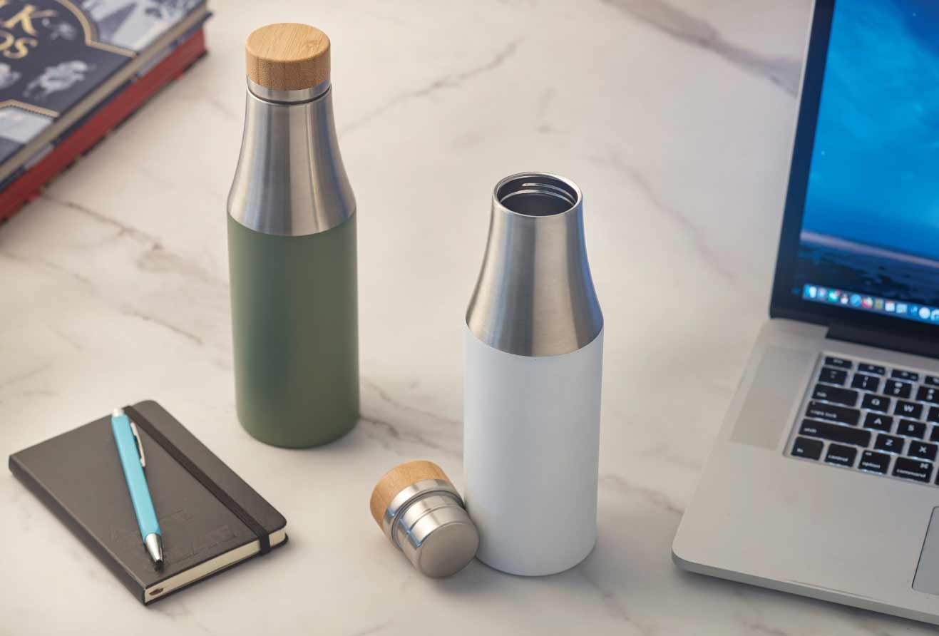 BREDA - CHANGE Collection Insulated Water Bottle - Aqua Green - Image 4