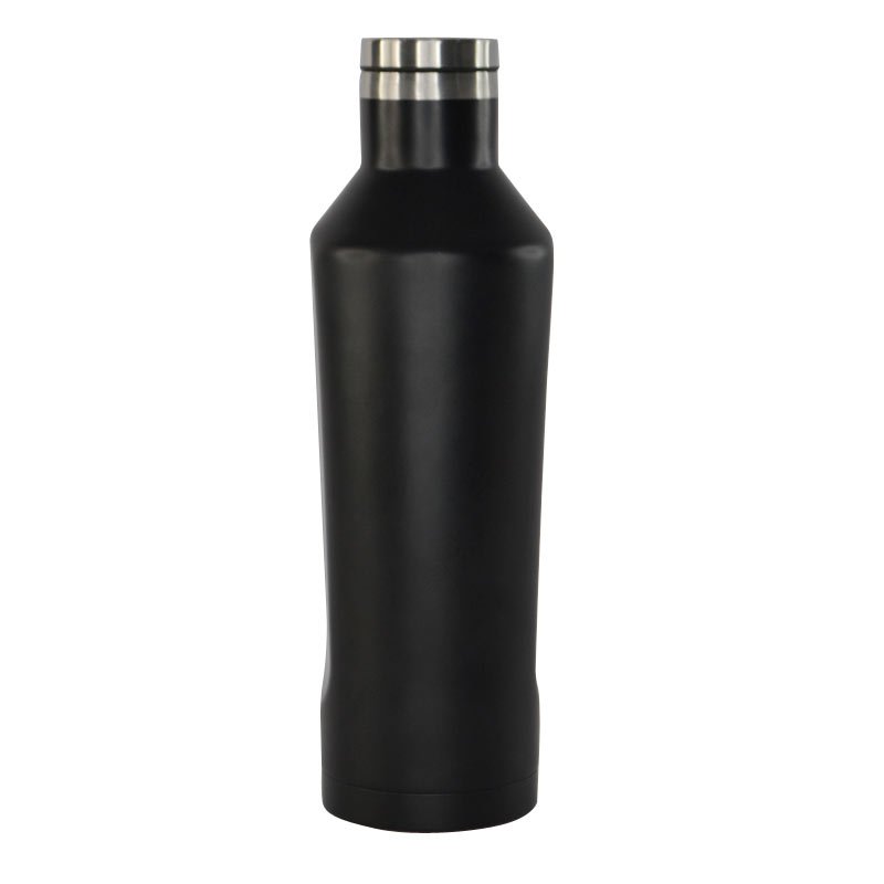 GALATI - Hans Larsen Stainless Steel Water Bottle - Black - Image 4