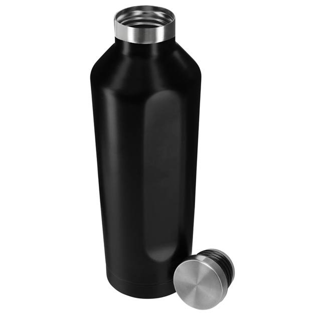 GALATI - Hans Larsen Stainless Steel Water Bottle - Black - Image 2