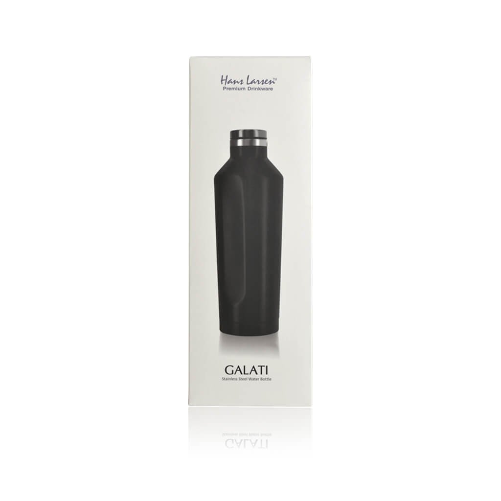 GALATI - Hans Larsen Double Wall Stainless Steel Water Bottle - White - Image 6