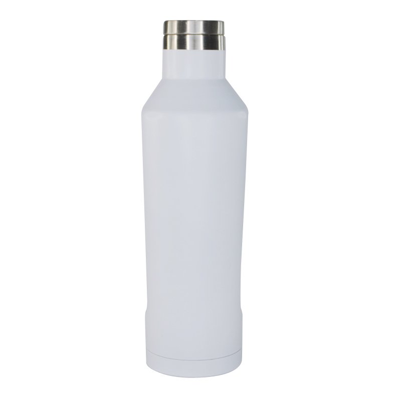 GALATI - Hans Larsen Double Wall Stainless Steel Water Bottle - White - Image 4
