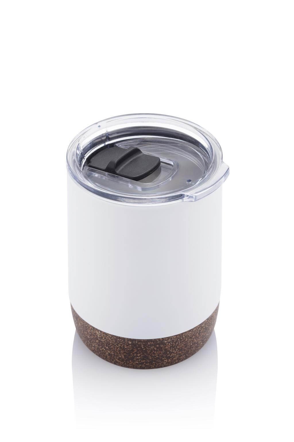 GOUDA - Hans Larsen Vacuum Mug With Cork Base - White - Image 2