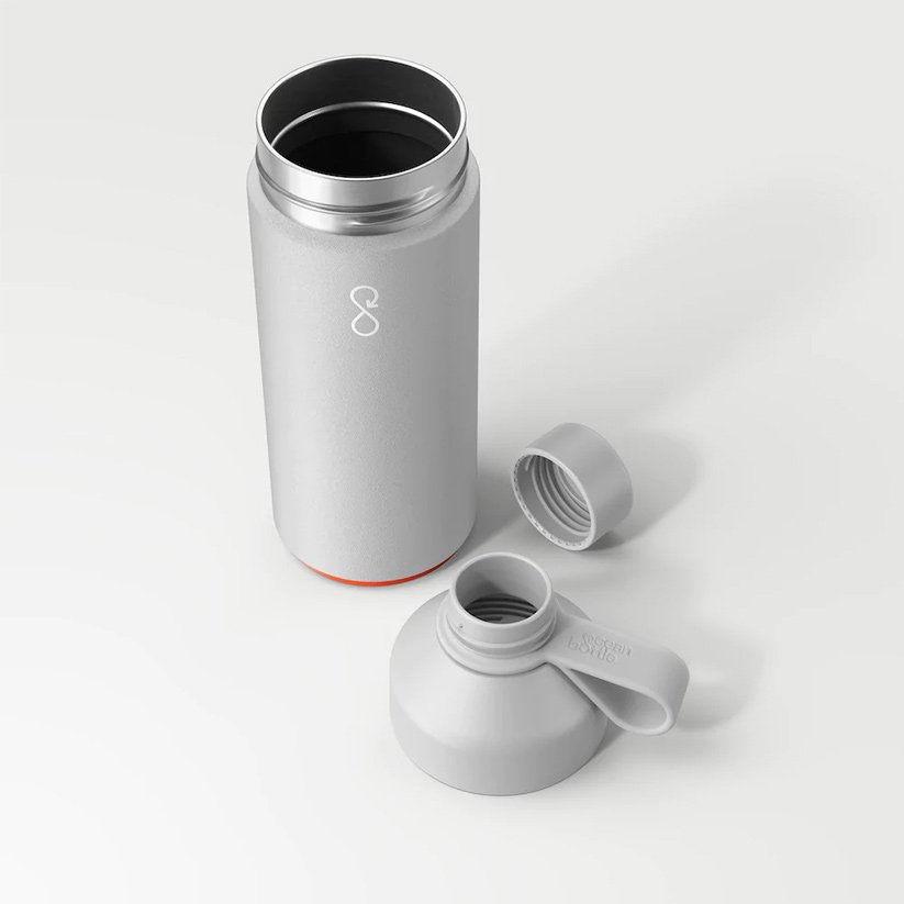 Ocean Bottle 1L - Rock Grey - Image 3