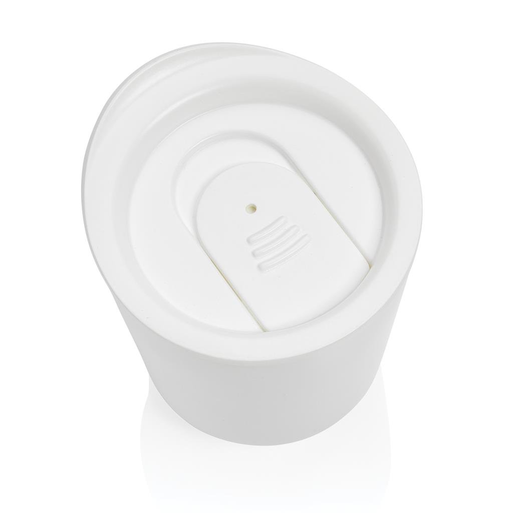 CELLE - Classic Coffee Tumbler - White (anti-microbial) - Image 4