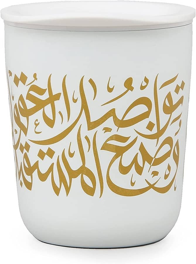 CELLE - Classic Coffee Tumbler - White (anti-microbial) - Image 6