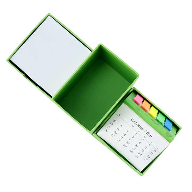 KALMAR - eco-neutral Memo/Calendar Cube - Eco Green - Image 3