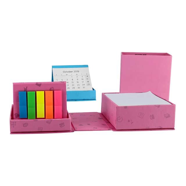 KALMAR - eco-neutral Memo/Calendar Cube - Pink - Image 2