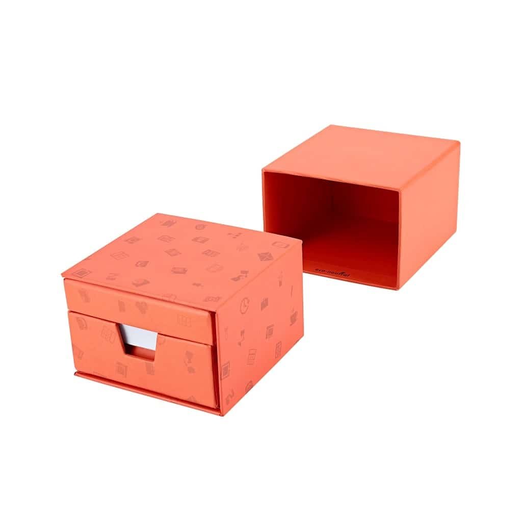 KALMAR eco-neutral Memo/Calendar Cube Orange