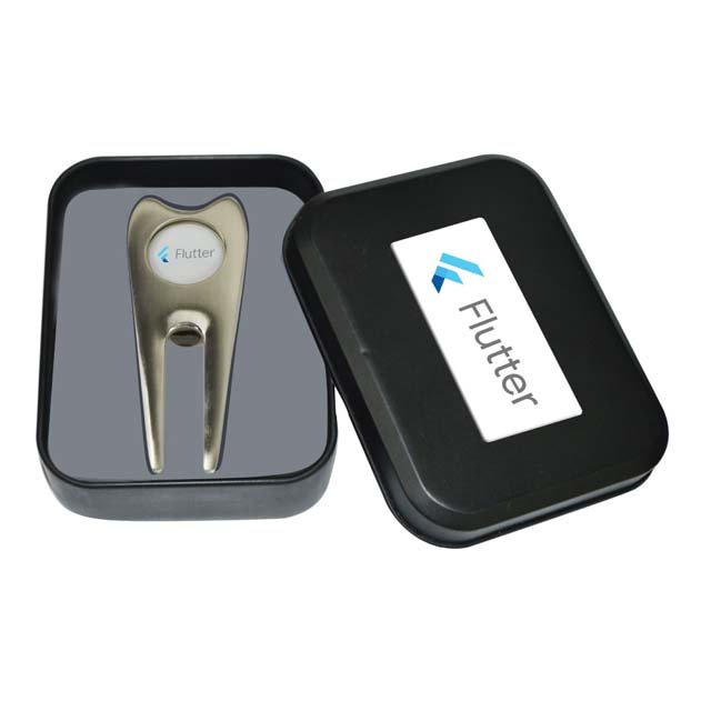 BRUGG - Divot Tool With Ball Marker in a Tin Box - Image 2