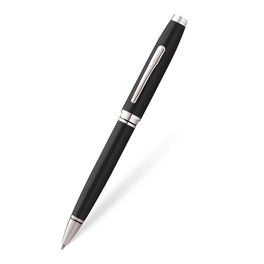 Cross Coventry Black Lacquer Ballpoint Pen with Classic Black Journal Gift Set - Image 4