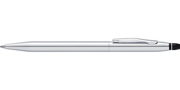 Cross Click™ Chrome Ballpoint Pen with Classic Blue Journal Gift Set - Image 5