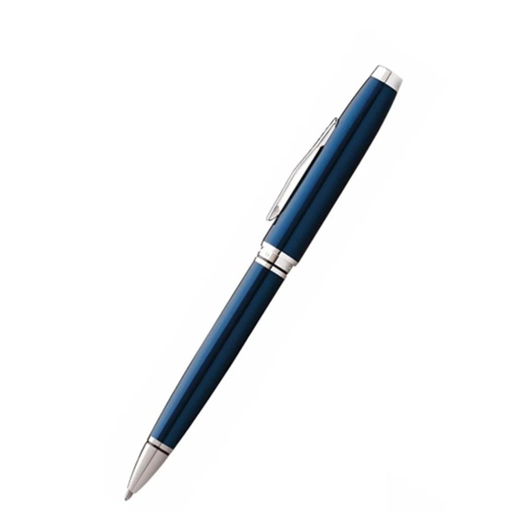 Cross Coventry Blue Lacquer Ballpoint Pen with Classic Blue Journal Gift Set - Image 4
