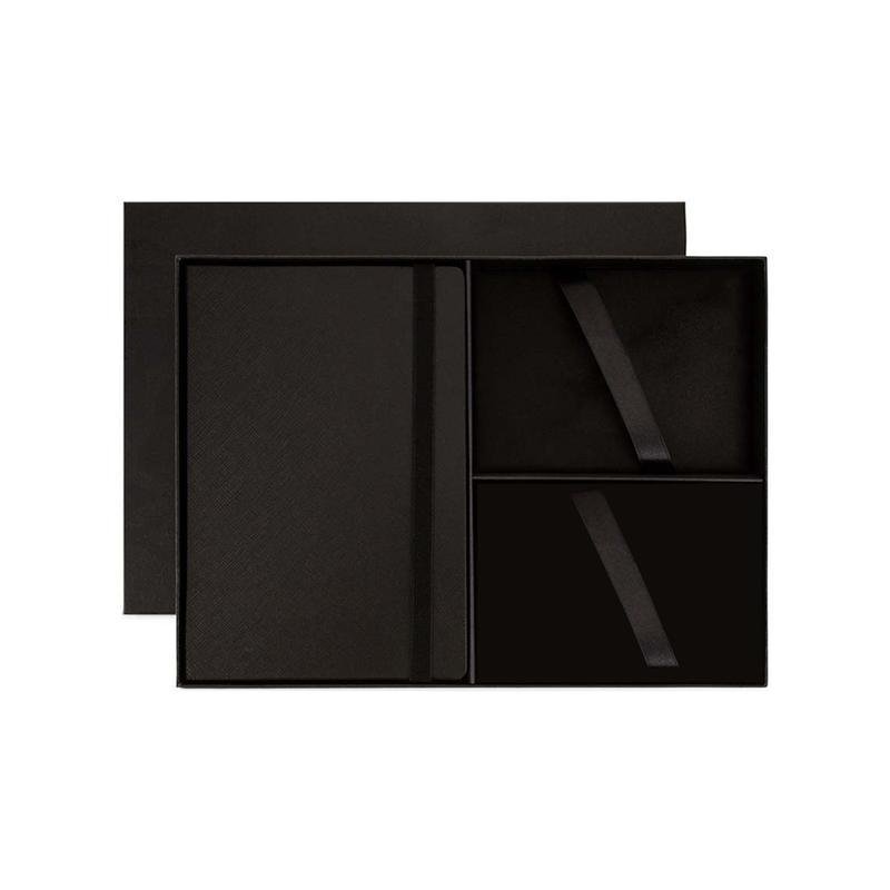 Cross Hardcover Notebook & 3pc Gift Box Black