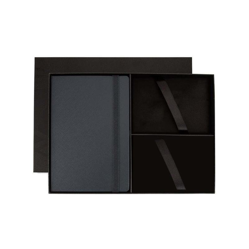 Cross Hardcover Notebook & 3pc Gift Box Navy Blue