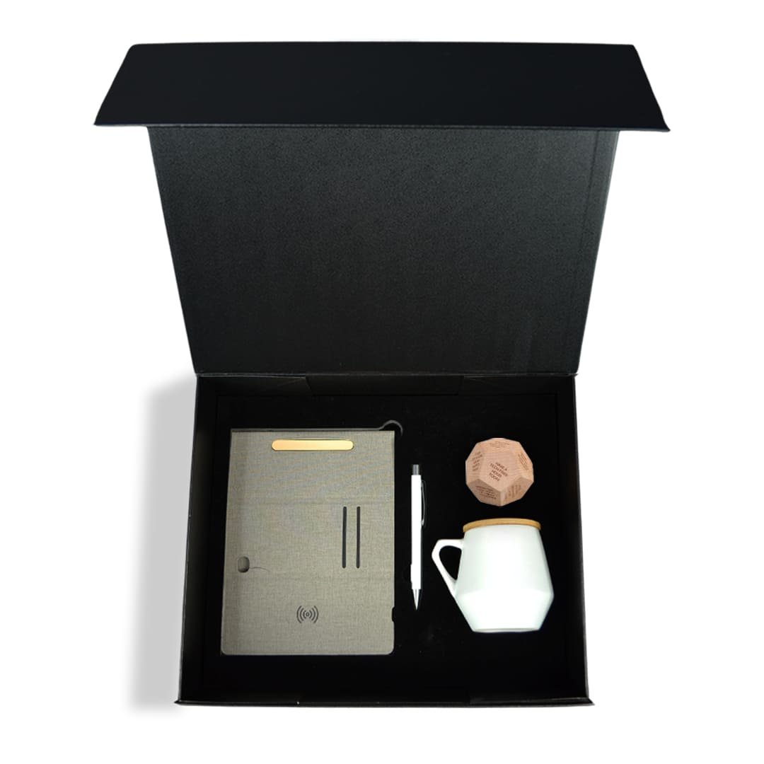 Mindful Productivity Gift Set - White / Grey - Image 2