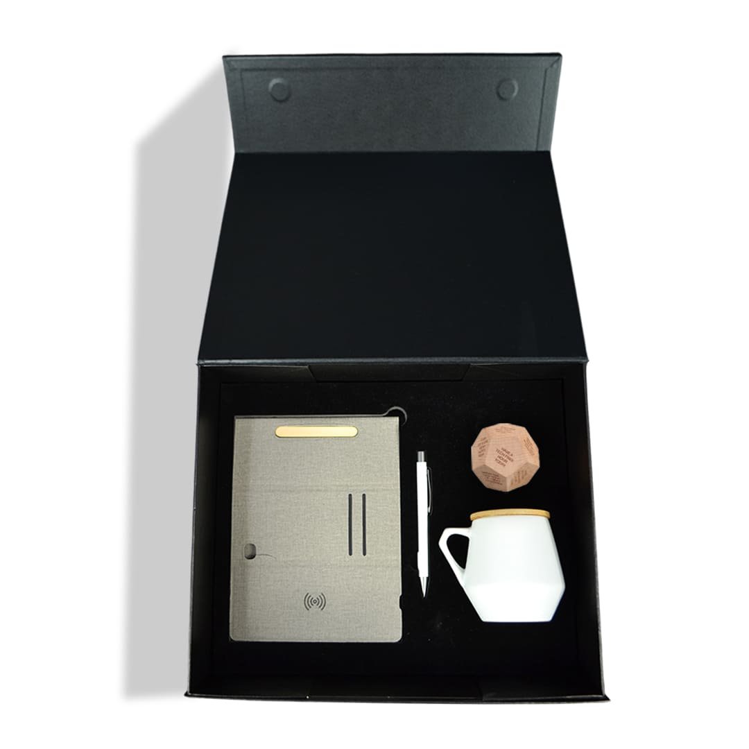 Mindful Productivity Gift Set - White / Grey - Image 3