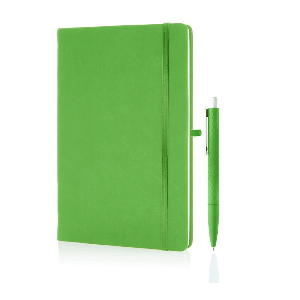 LIBELLET A5 Notebook With Pen Set (Green)