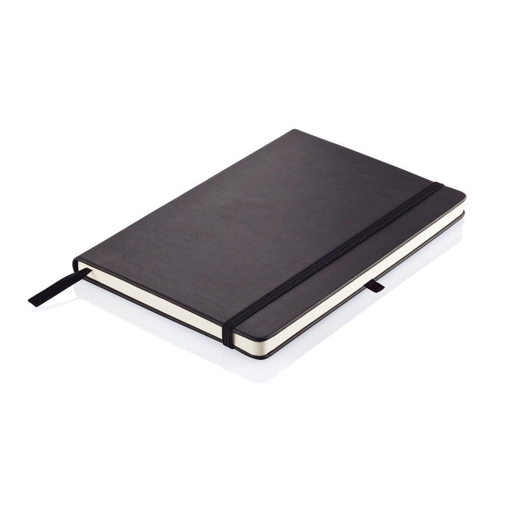 BORNA - Giftology A5 Hard Cover Notebook and Pen Set - Black - Image 3