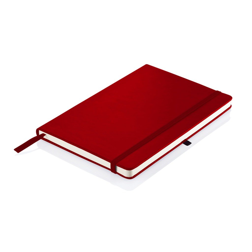 BORNA - Giftology A5 Hard Cover Notebook and Pen Set - Red - Image 3