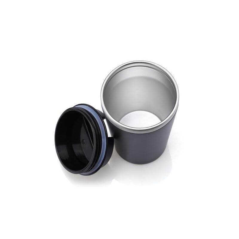 KOKSI - Giftology Set of Double Walled Tumbler, A5 Notebook and Pen - Black - Image 4