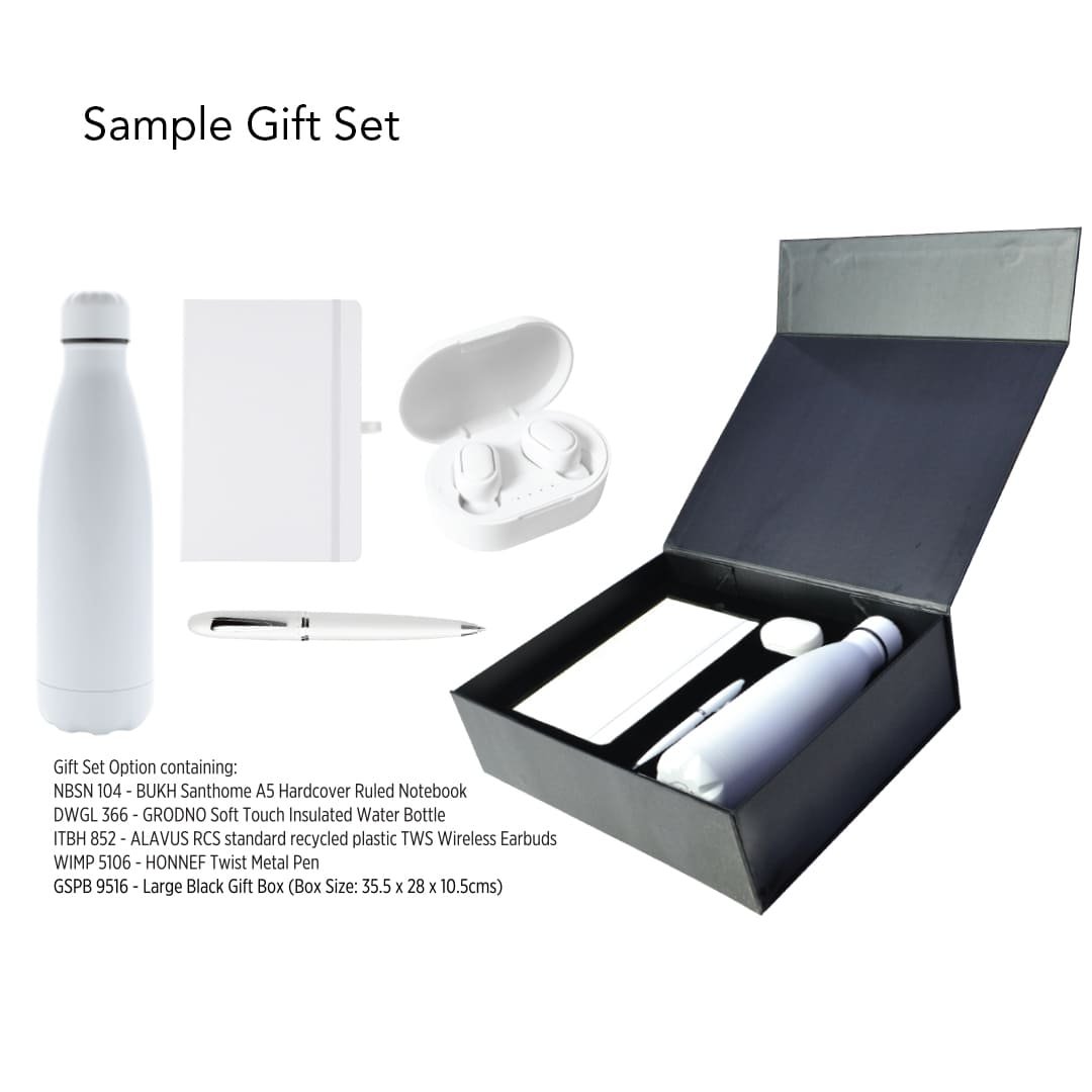 Gift Set Packaging with Magnet Closing (Large) - Black - Image 4