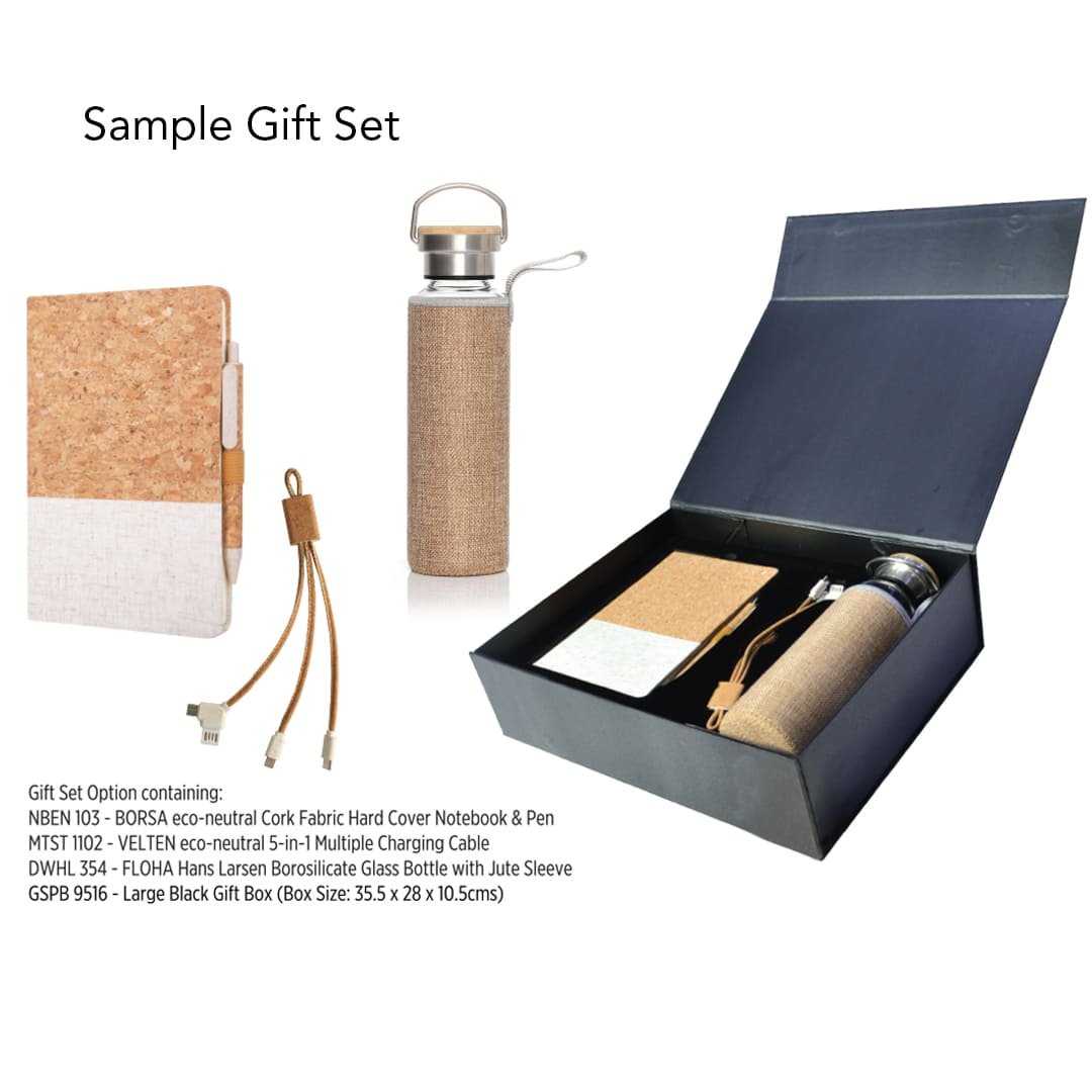 Gift Set Packaging with Magnet Closing (Large) - Black - Image 6