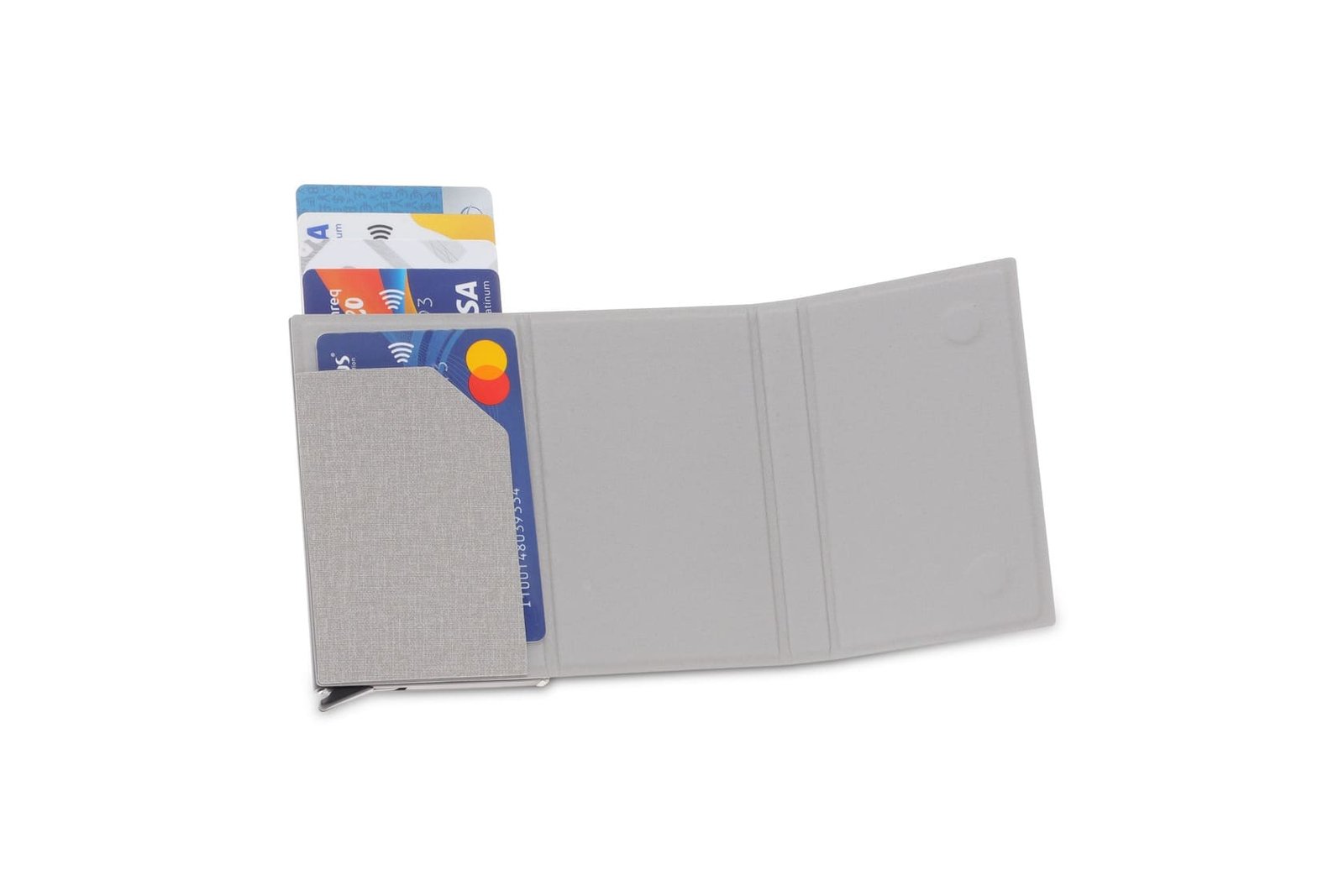 TESSIN - CHANGE ZERO Sustainable Gift Set with Refillable Notebook, Pen & Cardholder - Grey - Image 5