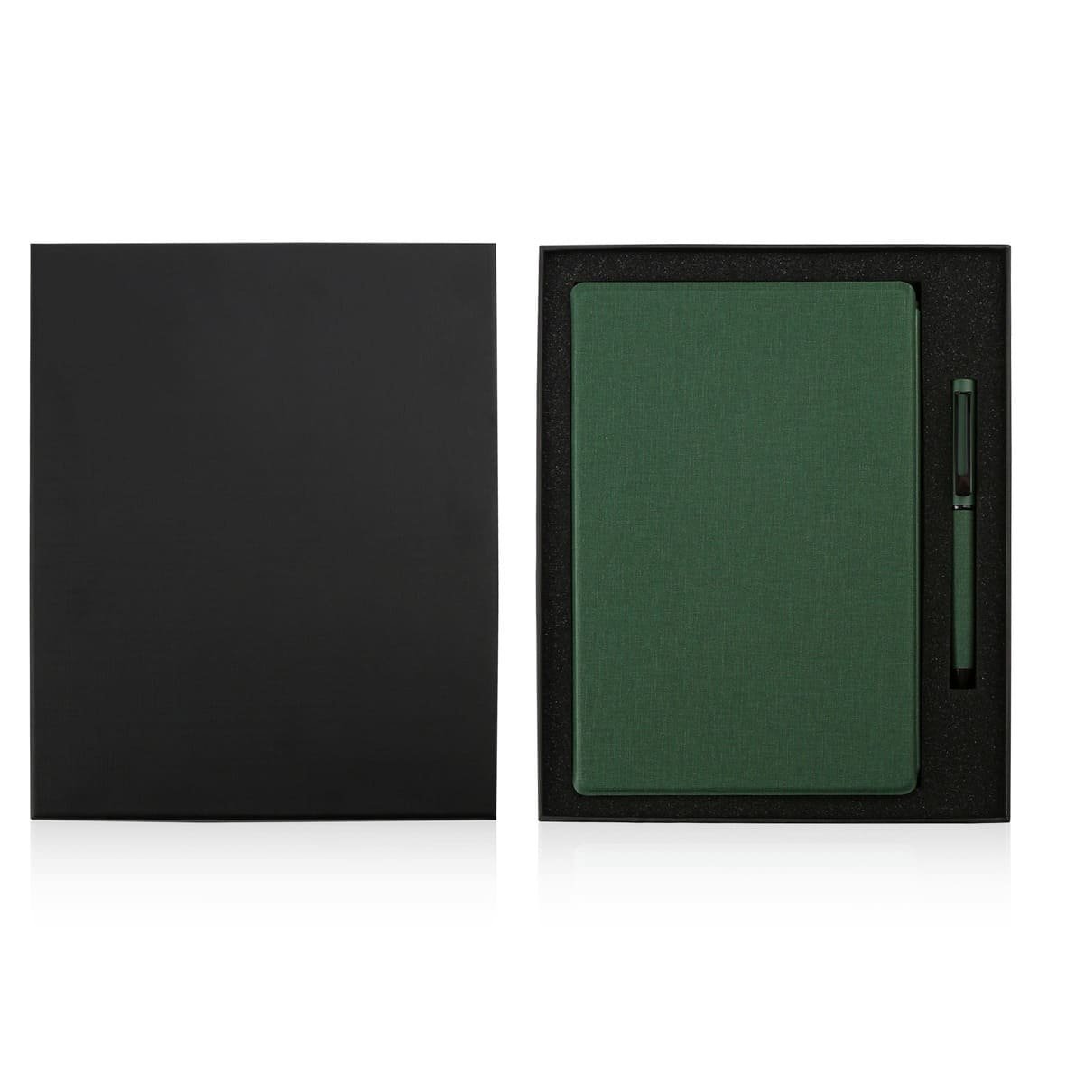 VARDIM - CHANGE ZERO Sustainable Gift Set with Refillable Notebook & Pen - Green - Image 6