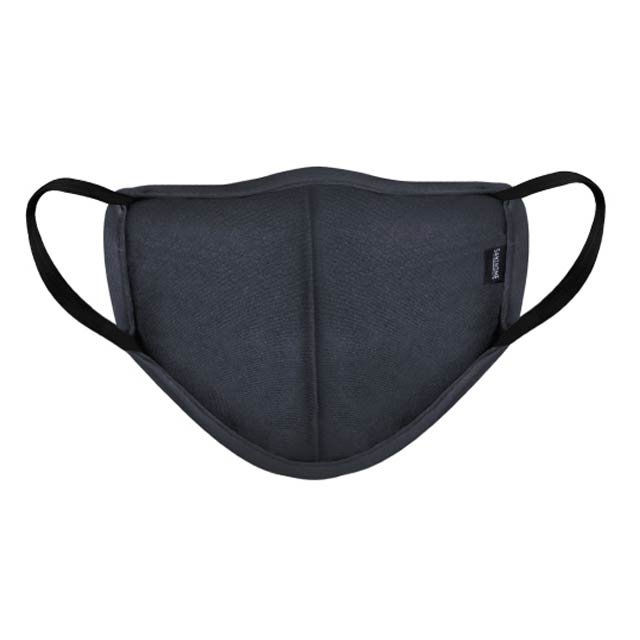 MARONI 6 Layers Face Mask W/ Metal Nose Clip M Navy Blue for Kids