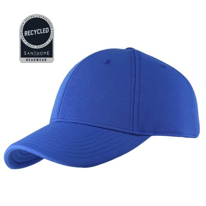 TITAN Recycled 6 Panel Adjustable Cap Royal Blue
